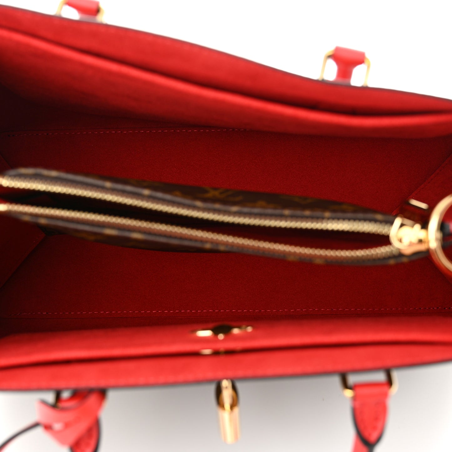 Monogram Flower Tote Coquelicot