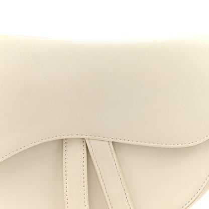 Christian Dior Ultra Matte Calfskin Saddle Bag Off White 8 of 14