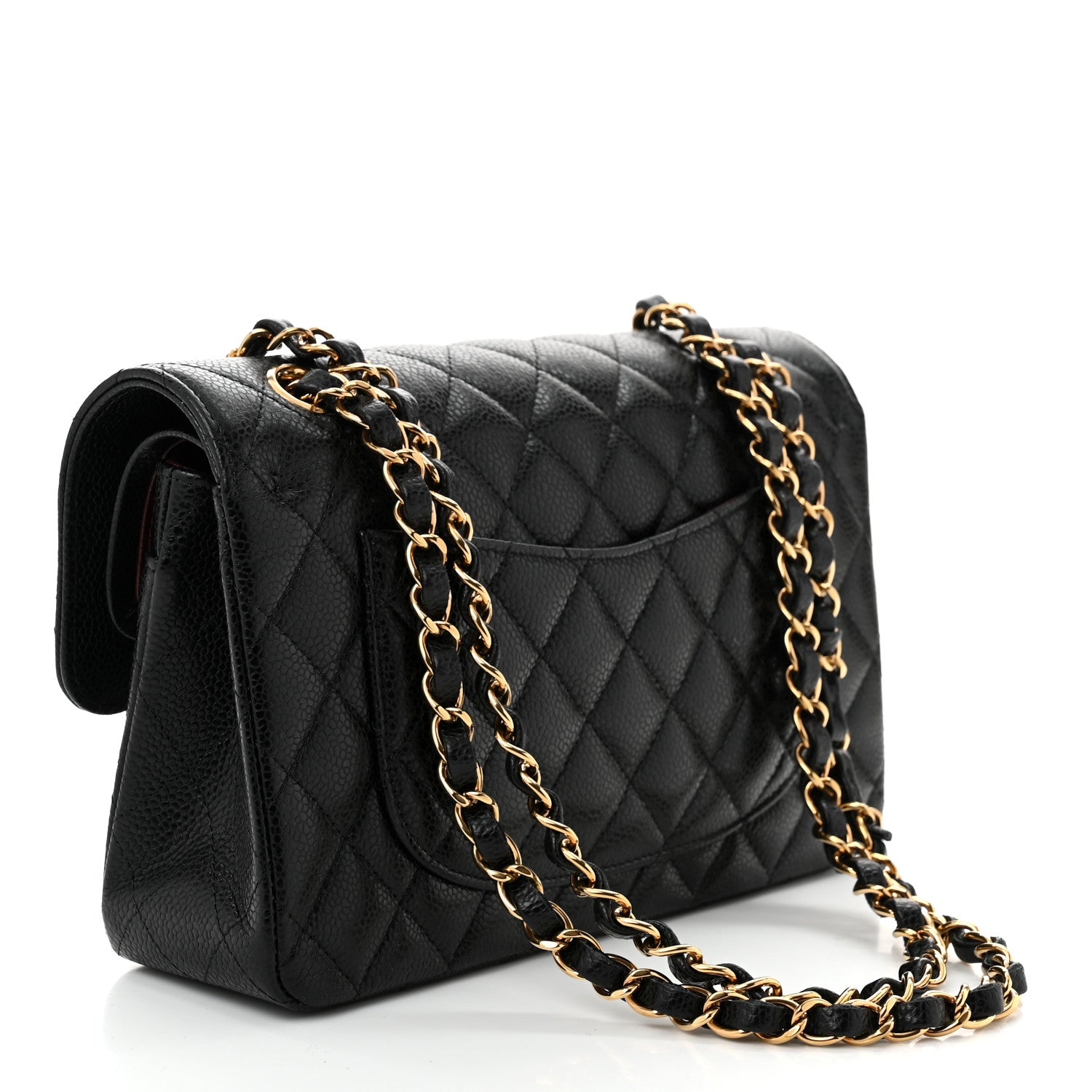 Chanel Caviar Quilted Small Double Flap Black 3 of 10