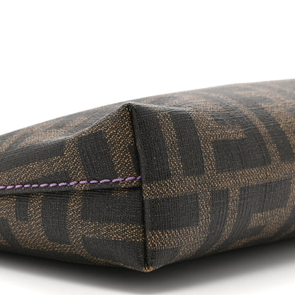 Fendi Zucca Spalmati Pochette Tobacco Viola 9 of 10