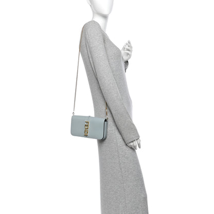 Fendi Vitello Grace Matte Fendigraphy Wallet on Chain Anice 2 of 10