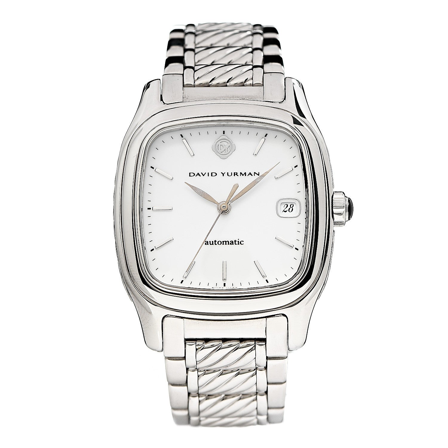 David Yurman Stainless Steel 35mm Thoroughbred Automatic Watch 1 of 4