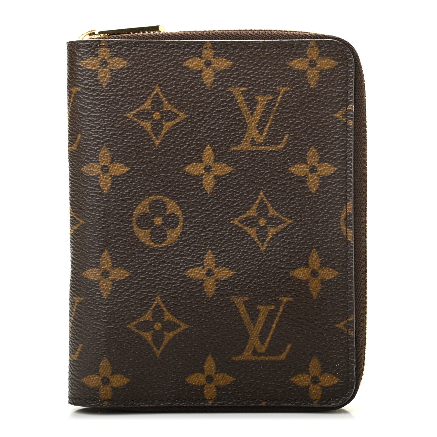 Monogram Zipped Passport Holder Wallet
