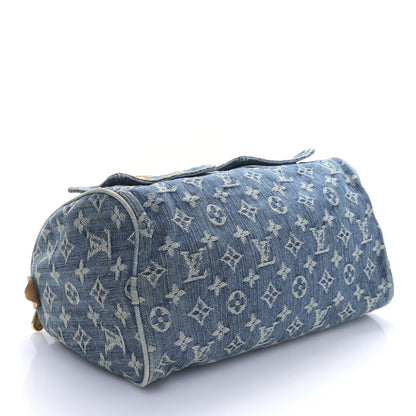 Louis Vuitton Monogram Denim Neo Speedy Blue 4 of 8