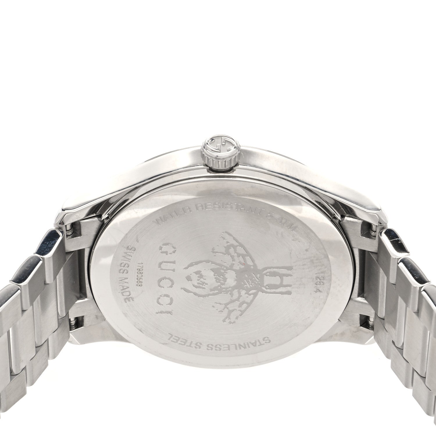 Gucci Stainless Steel 38mm G-Timeless Two Tone Bee Quartz Watch 4 of 5