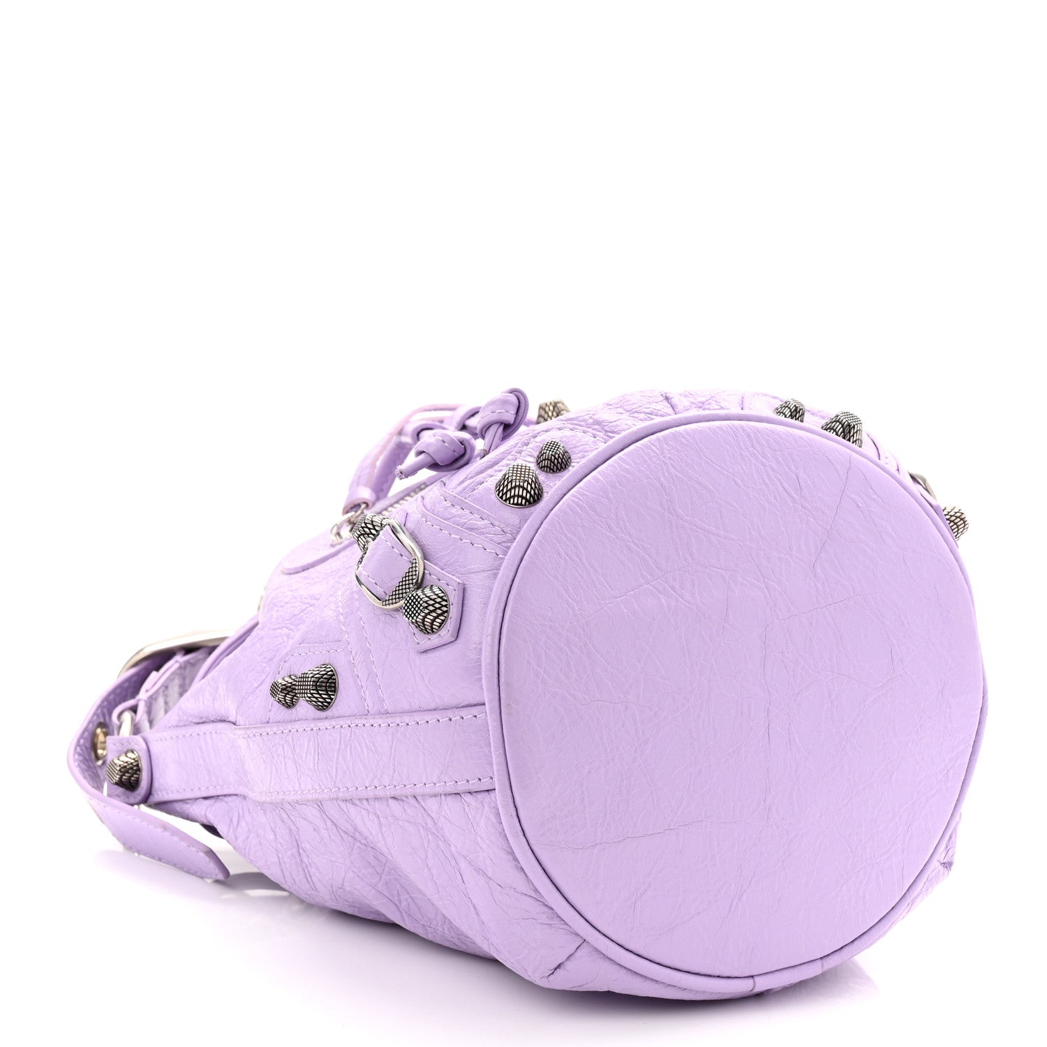 Balenciaga Agneau Arena Le Cagole Bucket Bag XS Lilac 5 of 11
