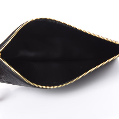 Louis Vuitton Empreinte Felicie Chain Wallet Zippered Insert Black 5 of 6