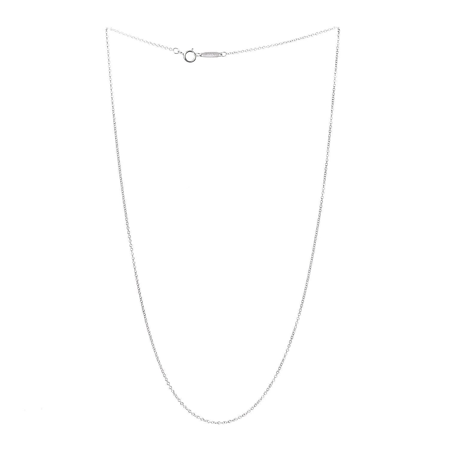 Platinum Chain Necklace 16"
