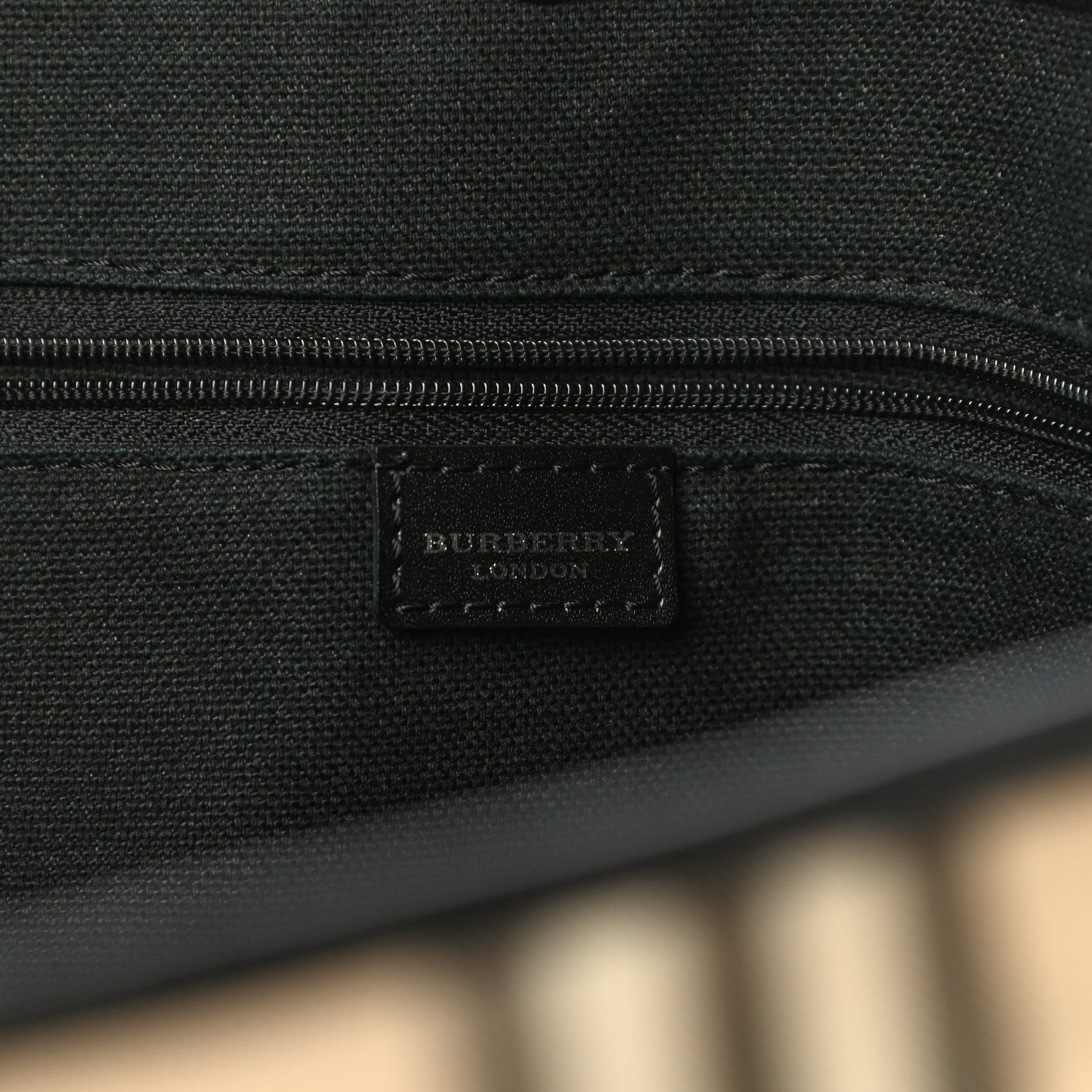 Burberry House Check Large Buckle Tote Black 7 of 14