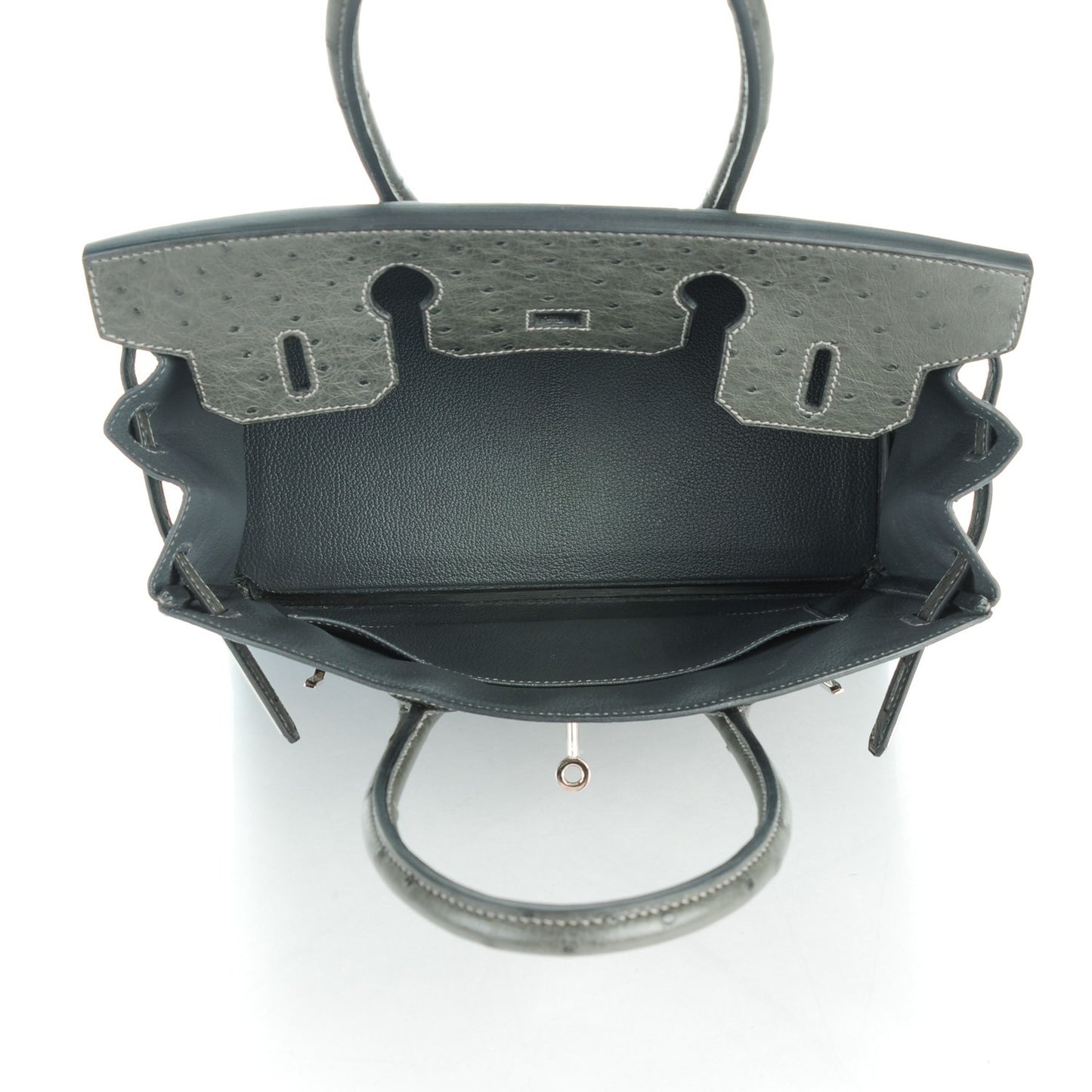 Ostrich Birkin 30 Graphite