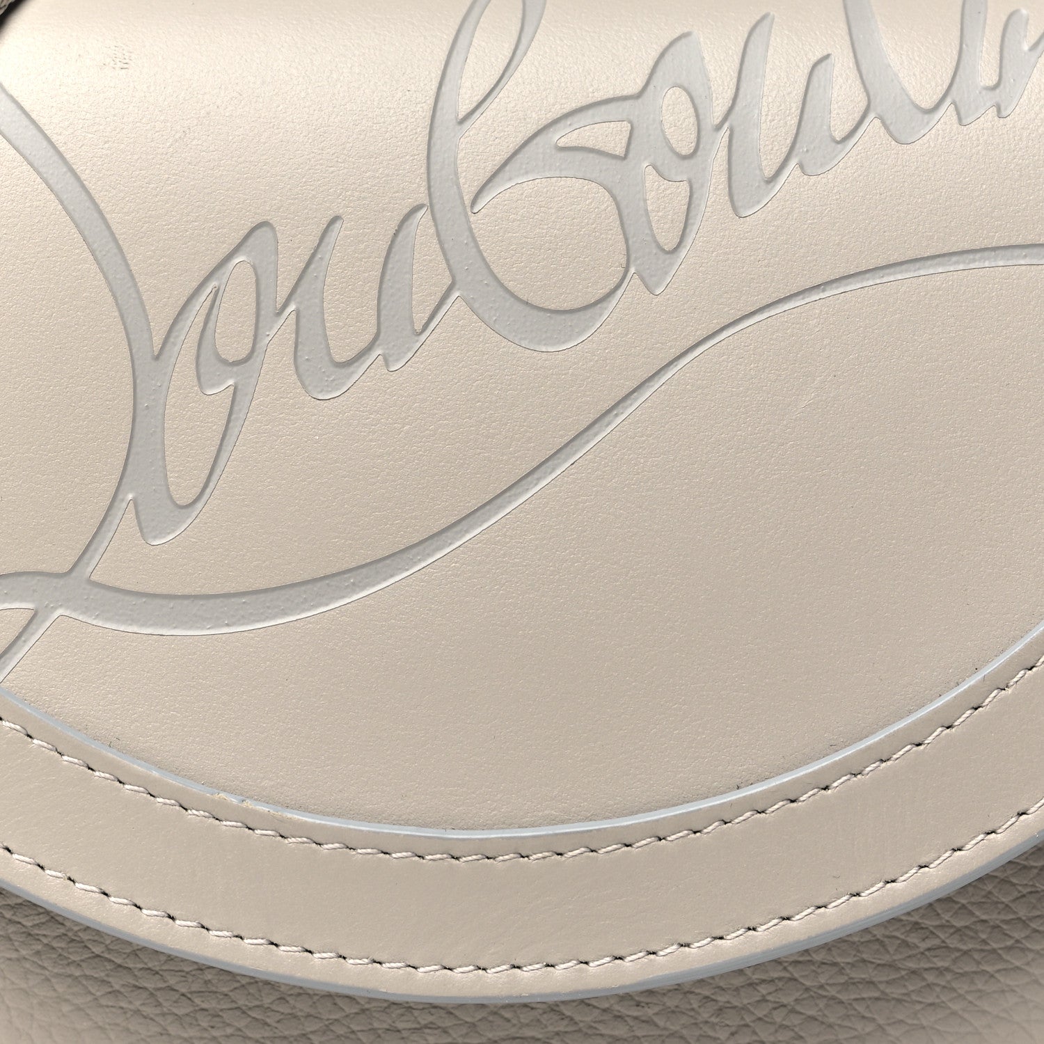 Christian Louboutin Calfskin Explorafunk Wallet On Strap Goose 7 of 9