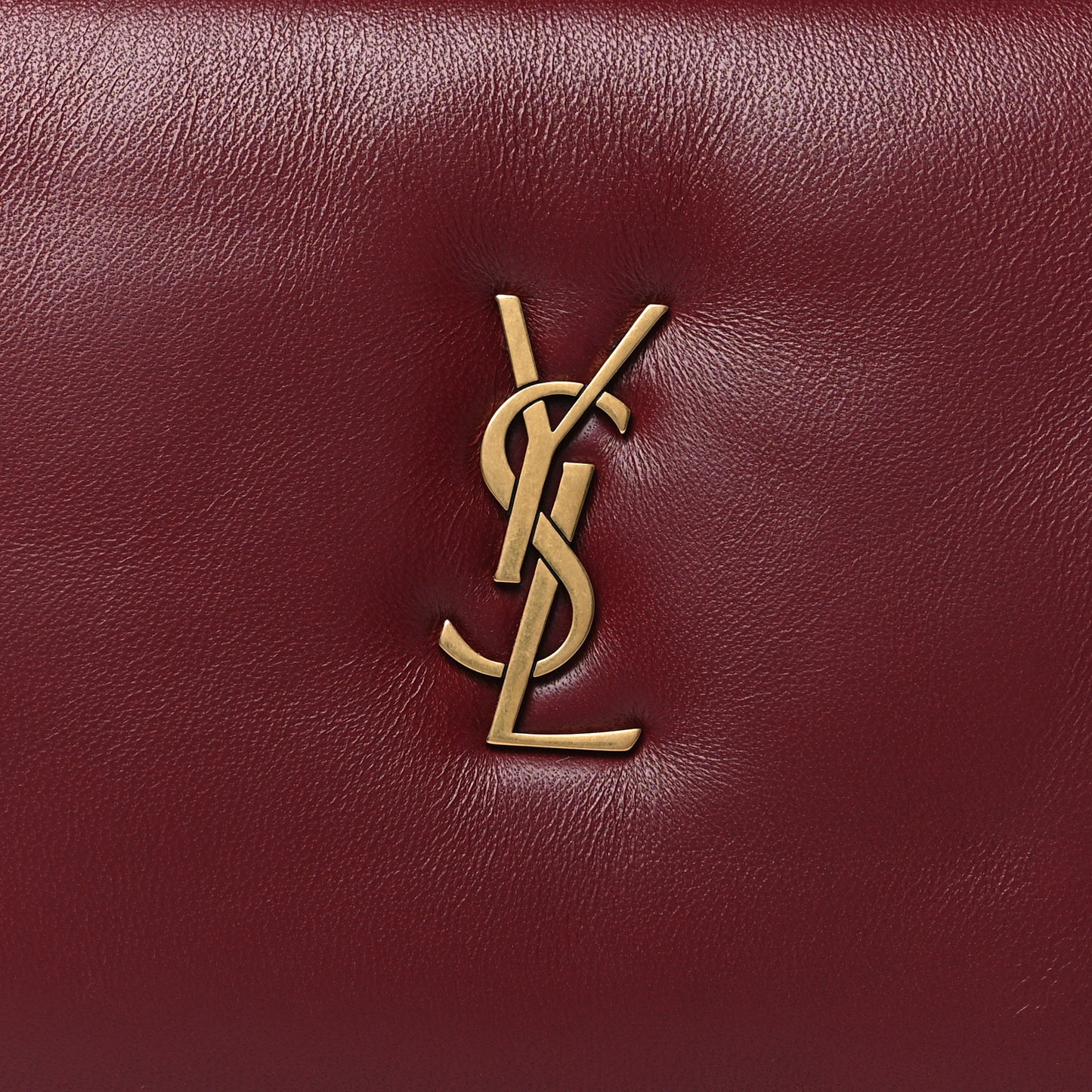 Lambskin Long Calypso Pouch Rouge Merlot