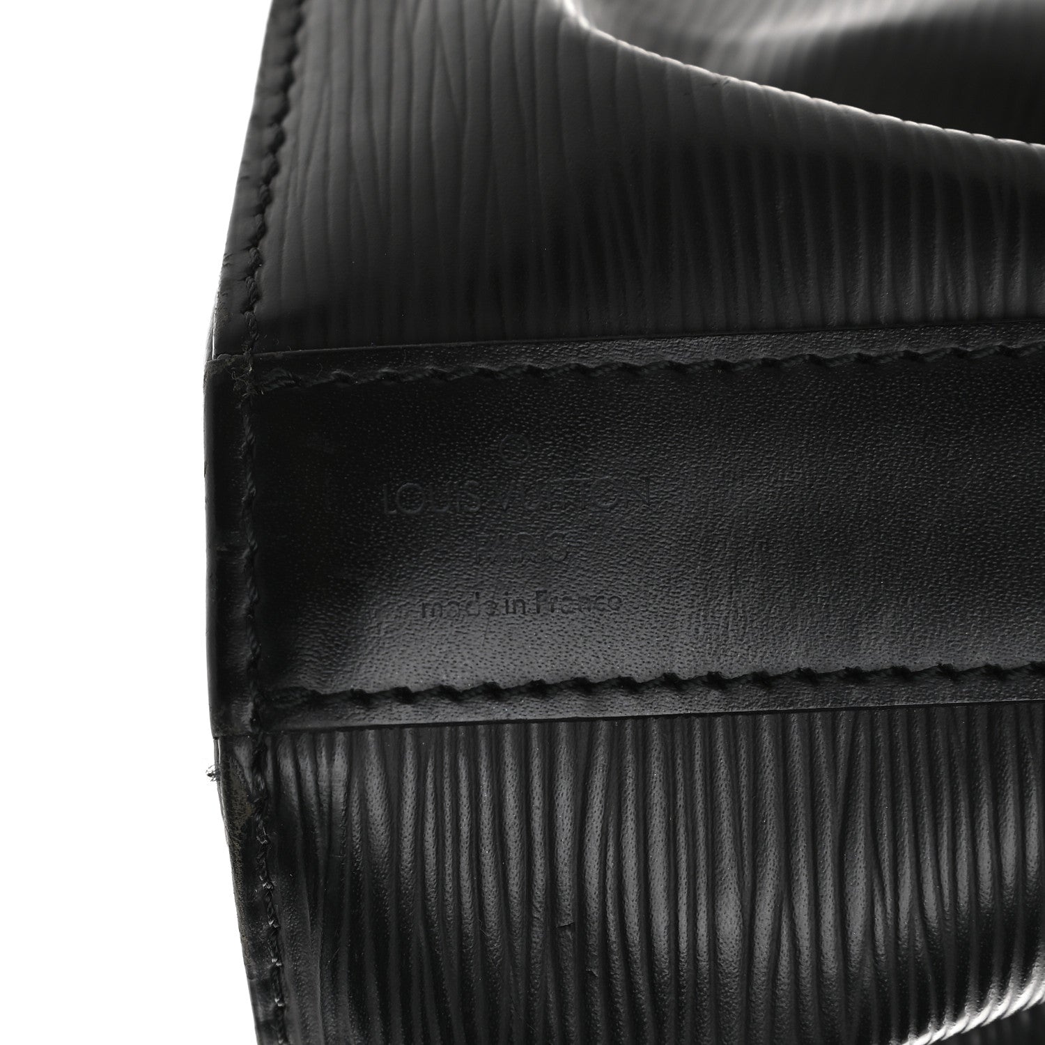 Louis Vuitton Epi Sac D'Epaule GM Black 6 of 9