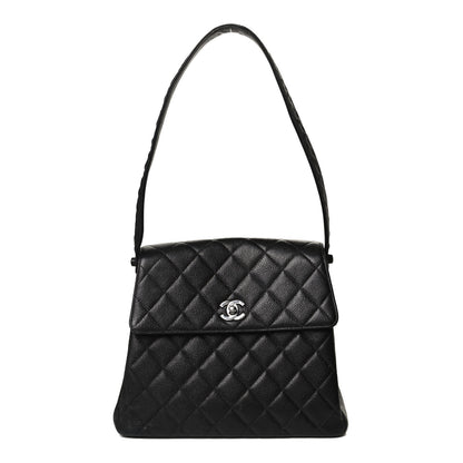 Chanel Caviar Quilted Medium Kelly Flap Black 1 of 10