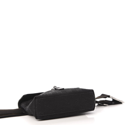 Gucci GG Monogram Web Flight Belt Bag Black 4 of 10