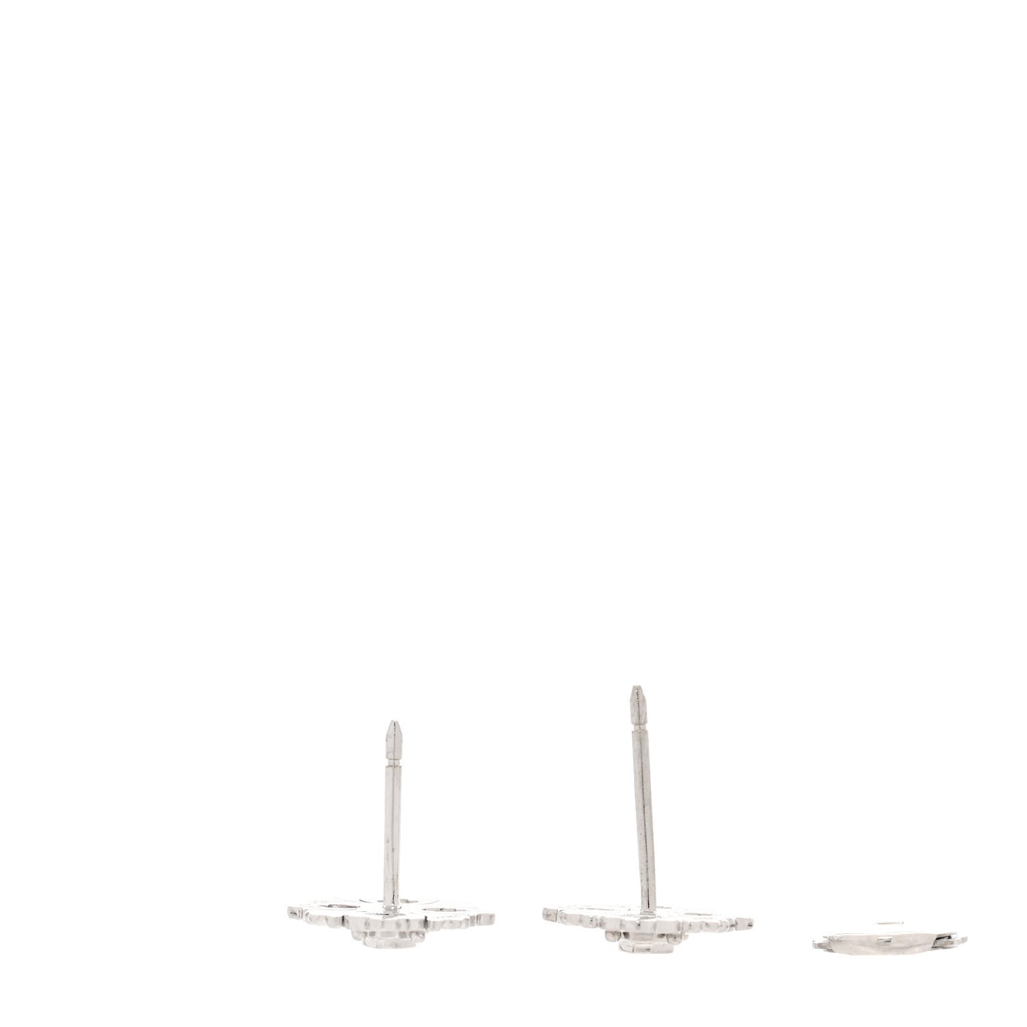 18K White Gold Diamond Opera Earrings