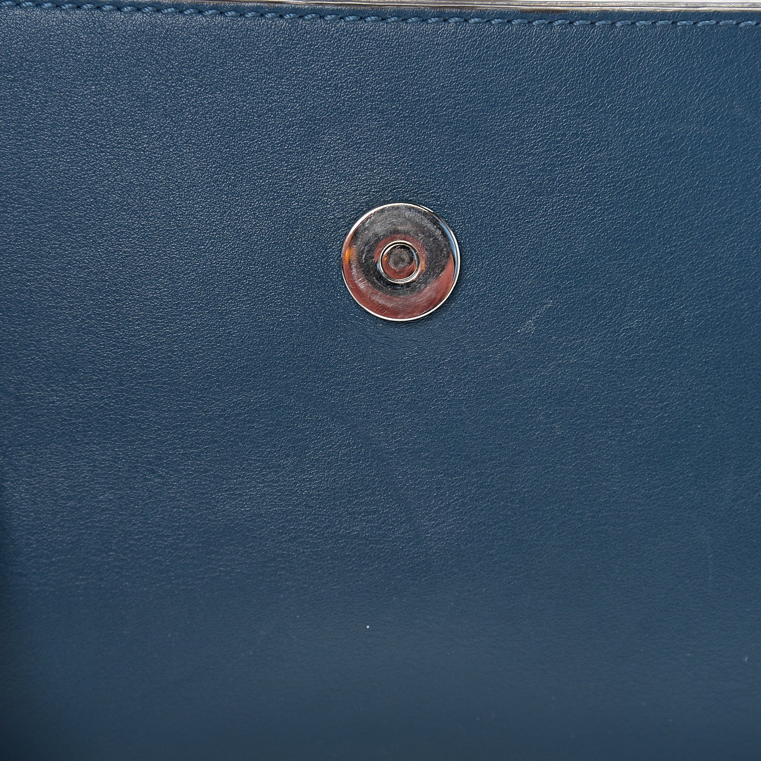 Chloe Suede Calfskin Small Faye Shoulder Bag Majolica Blue 6 of 9