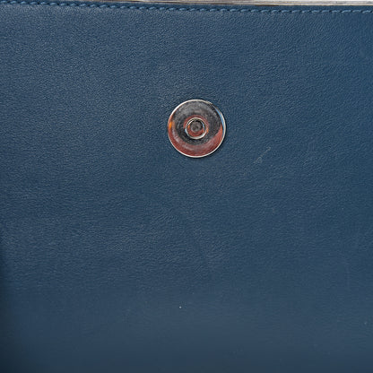 Chloe Suede Calfskin Small Faye Shoulder Bag Majolica Blue 6 of 9