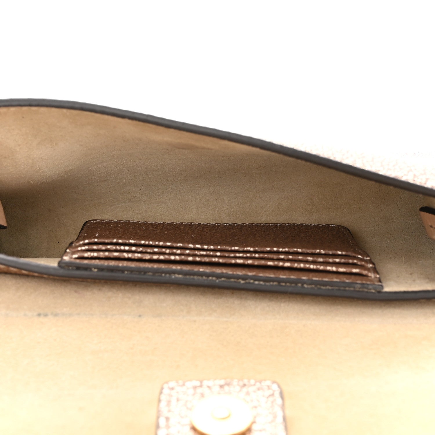Chloe Metallic Goatskin Mini Faye Shoulder Bag Gold 5 of 8