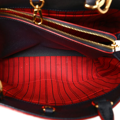 Louis Vuitton Empreinte Montaigne MM Marine Rouge 7 of 15