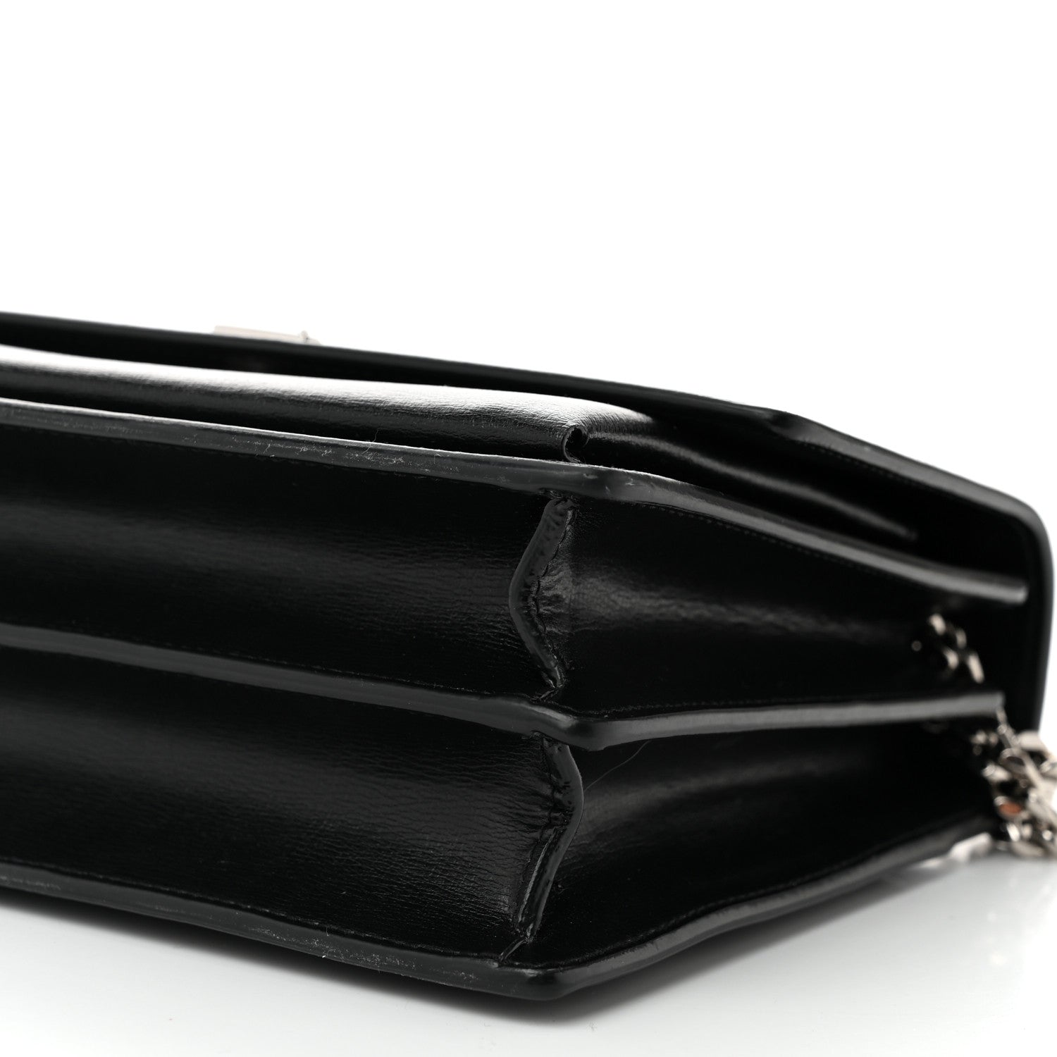 Saint Laurent Calfskin Medium Monogram Sunset Black 10 of 10