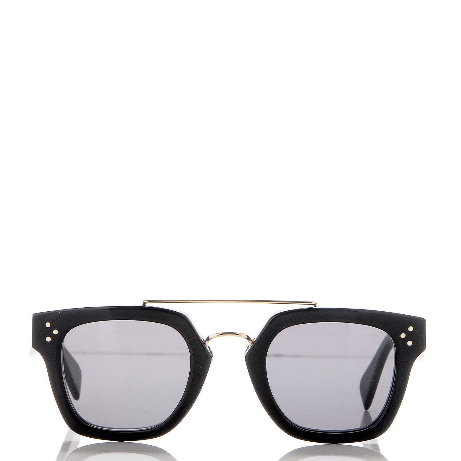 Celine Acetate Bridge Sunglasses CL41077/S Black 2 of 8