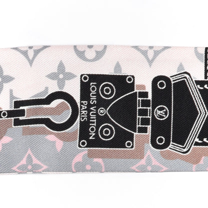 Louis Vuitton Silk Monogram Rising Confidential BB Bandeau Black Rose 4 of 4
