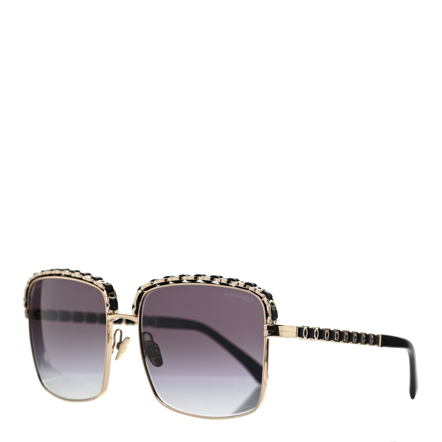 Metal Square Chain Sunglasses 71369 Grey