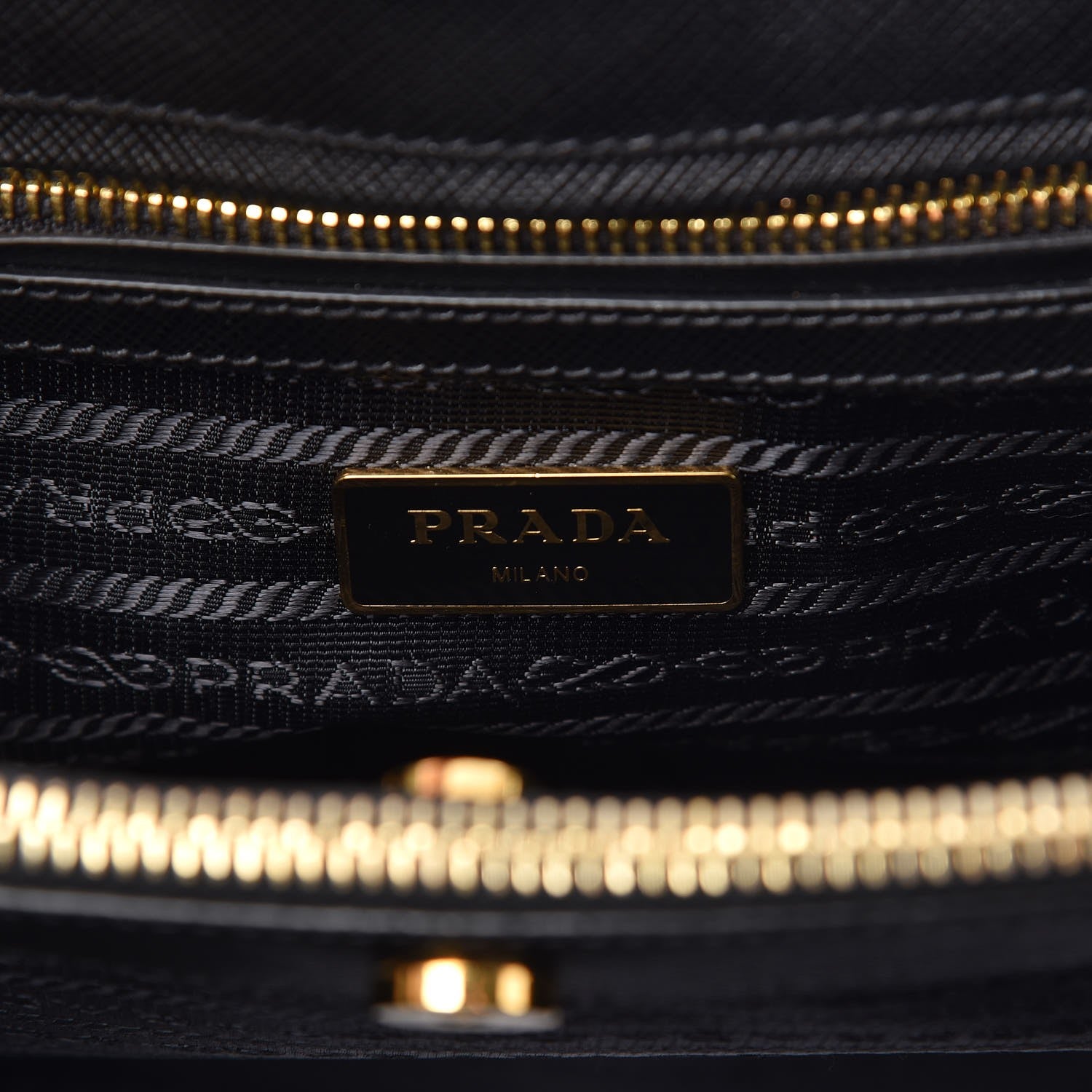 Prada Saffiano Lux Medium Tote Nero Black 7 of 11