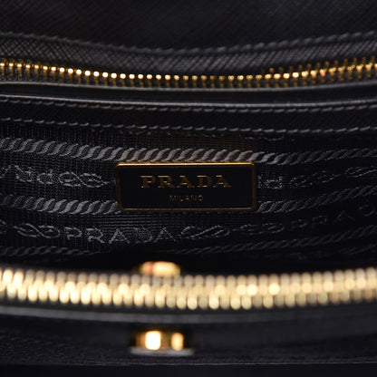 Prada Saffiano Lux Medium Tote Nero Black 7 of 11