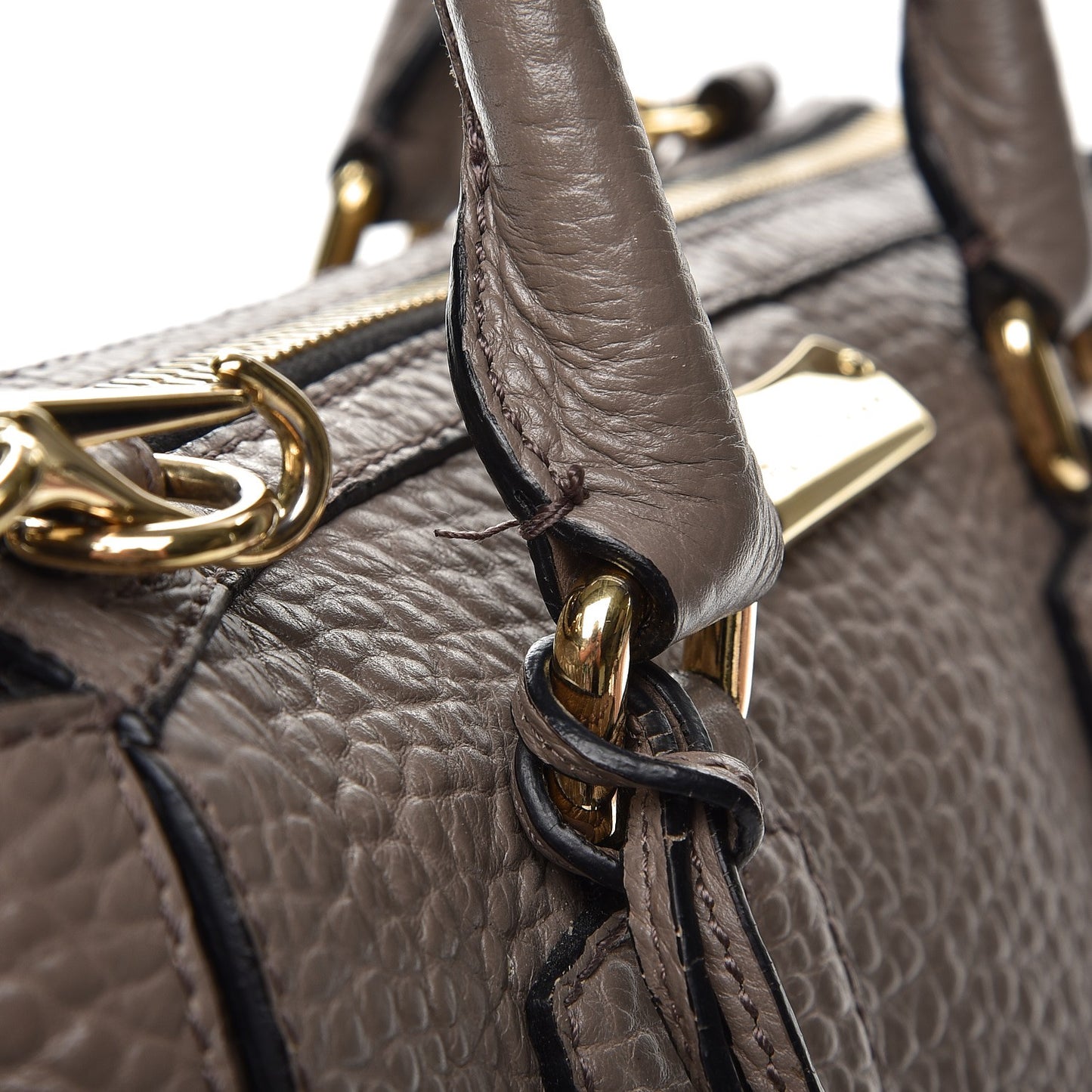 Heritage Grain Leather Small Gladstone Pale Taupe