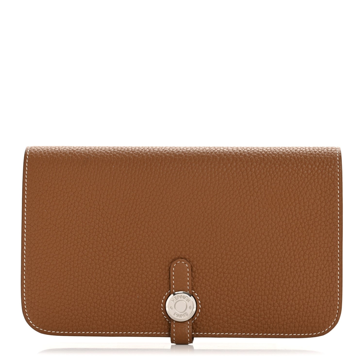 Hermes Togo Dogon Duo Wallet Gold 1 of 11