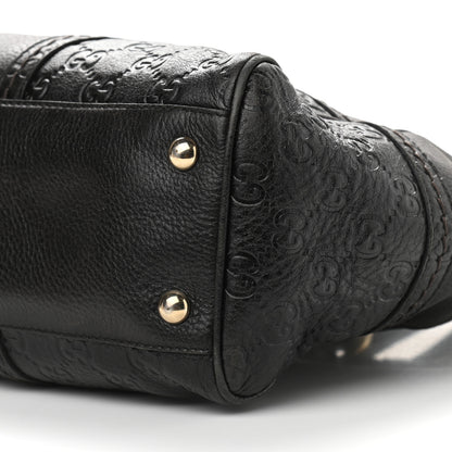 Gucci Guccissima Trim Signoria Tote Black 9 of 16