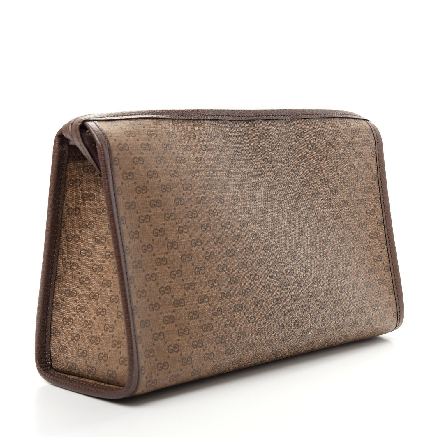 Gucci Mini Vintage GG Supreme Monogram Zip Pouch Beige New Acero 3 of 9