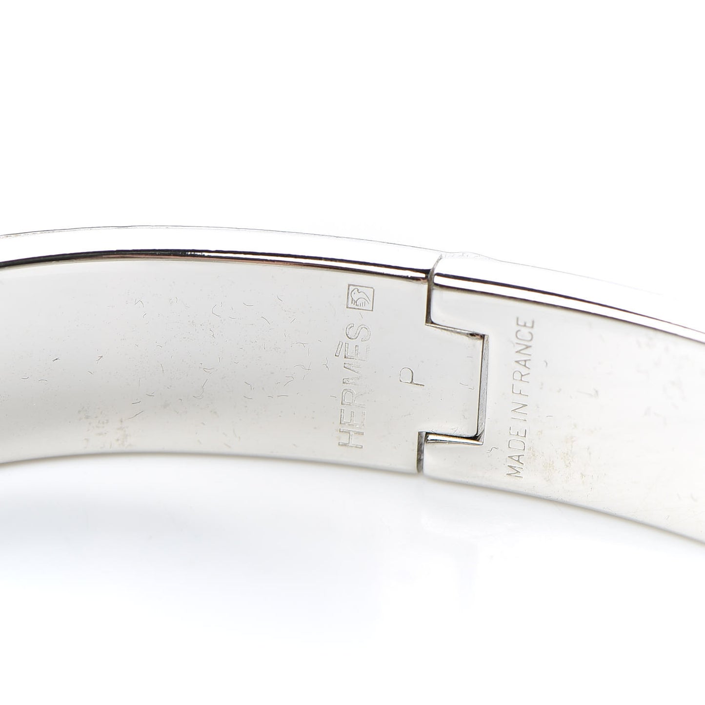 Enamel Narrow Clic Clac H Bracelet GM Chartreuse