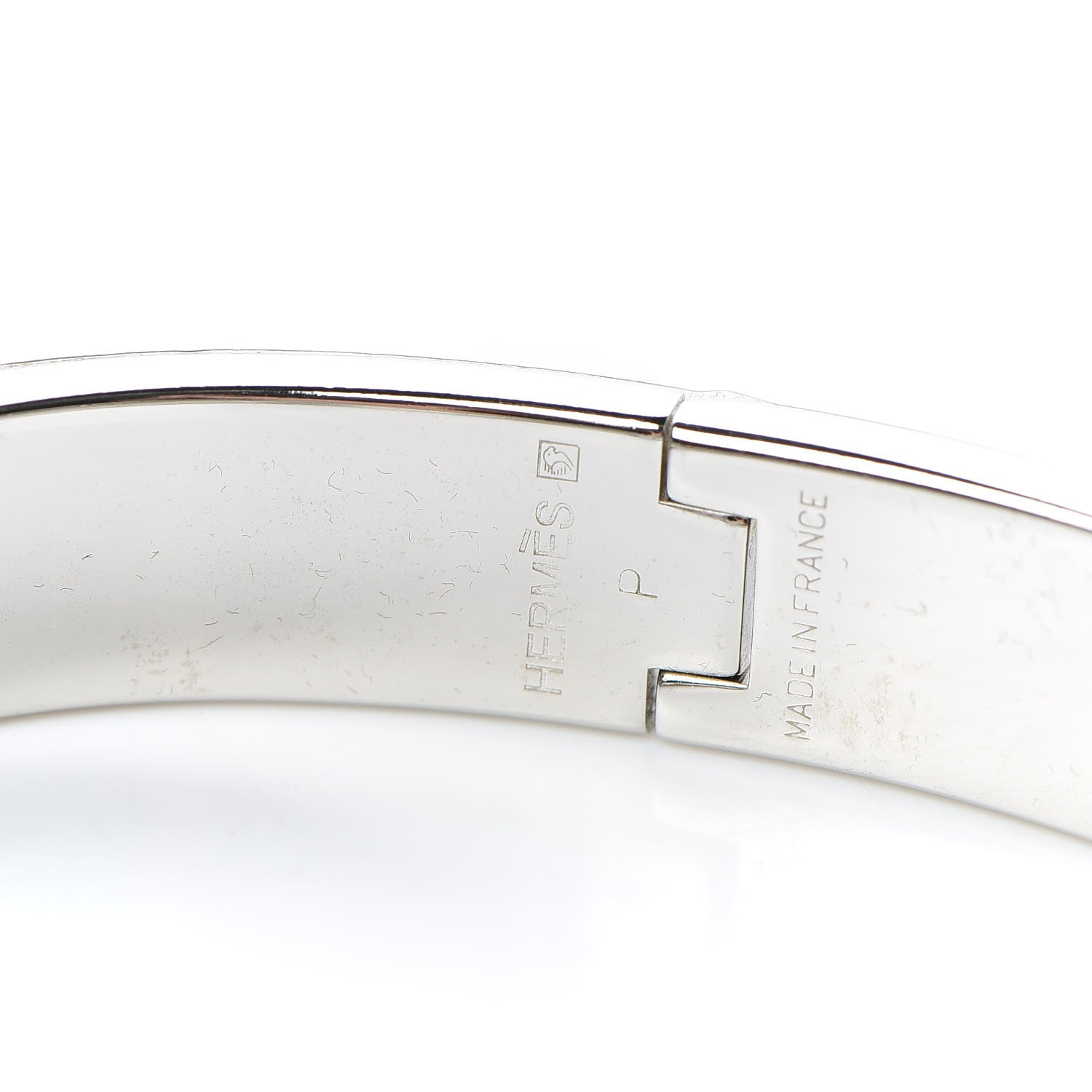 Hermes Enamel Narrow Clic Clac H Bracelet GM Chartreuse 6 of 7