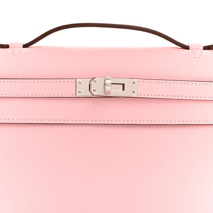 Hermes Swift Kelly Pochette Clutch Rose Sakura 8 of 11