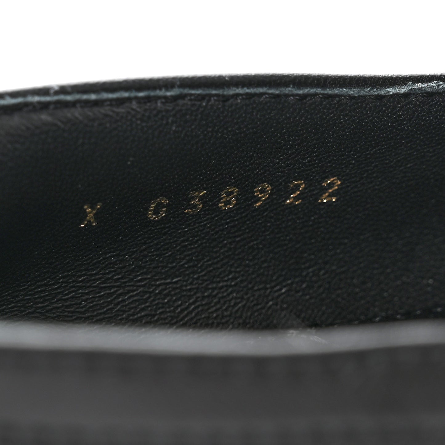 Lambskin Pearl Crystal Quilted CC Logo Jewelry Loafers 39 Black