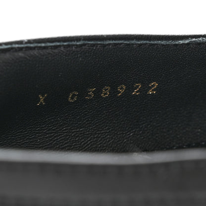Chanel Lambskin Pearl Crystal Quilted CC Logo Jewelry Loafers 39 Black 8 of 9