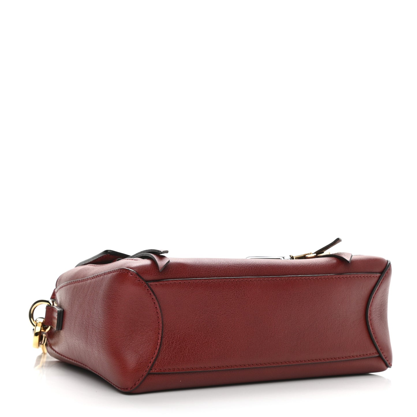Calfskin Mini Faye Day Shoulder Bag Sienna Red