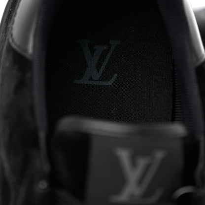 Louis Vuitton Suede Mens LV Trainer Sneakers 9.5 Black 8 of 9