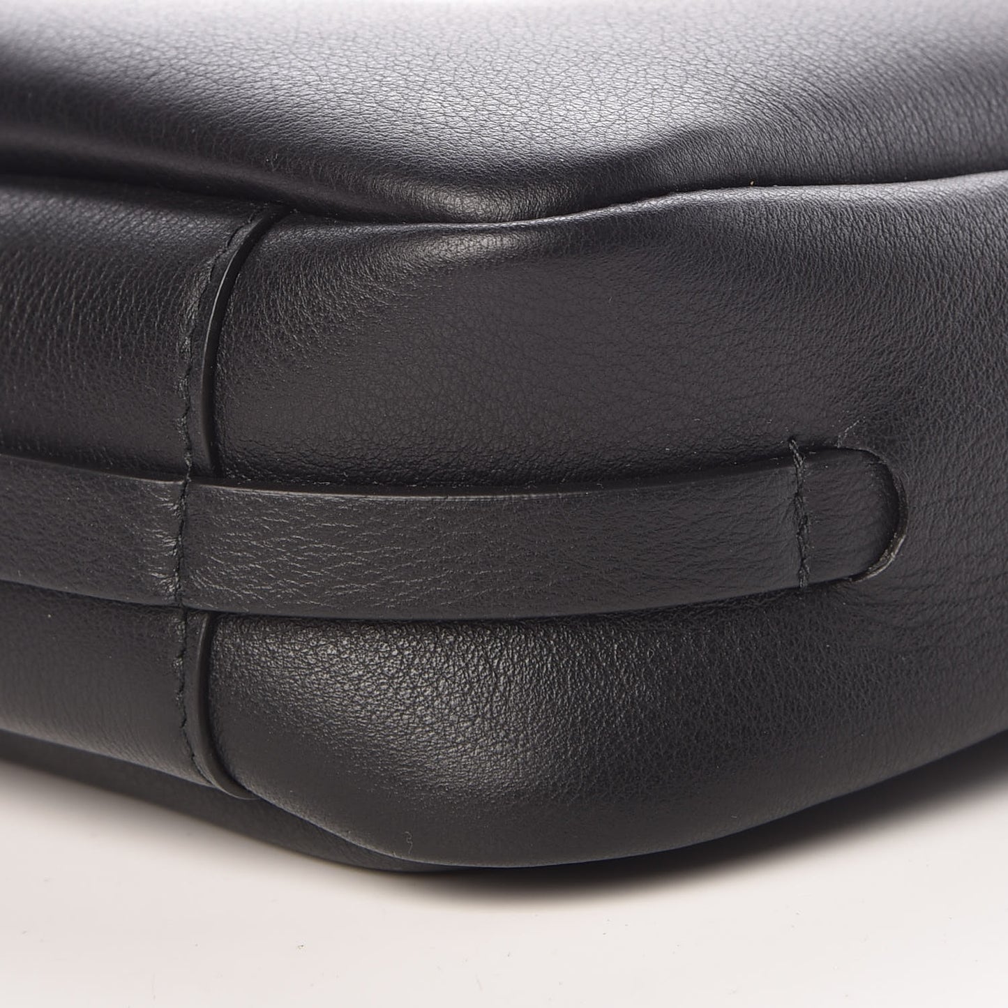 Calfskin Logo S Everyday Camera Bag Black