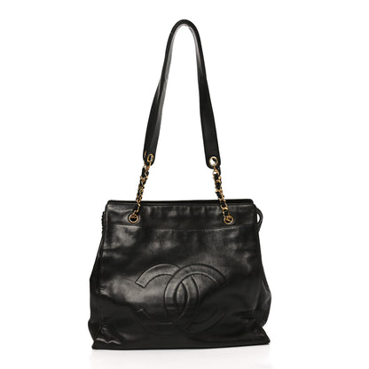 Chanel Lambskin CC Shoulder Bag Black 1 of 10
