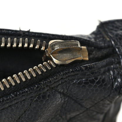 Chanel Caviar Quilted CC Shoulder Bag Black 11 of 11