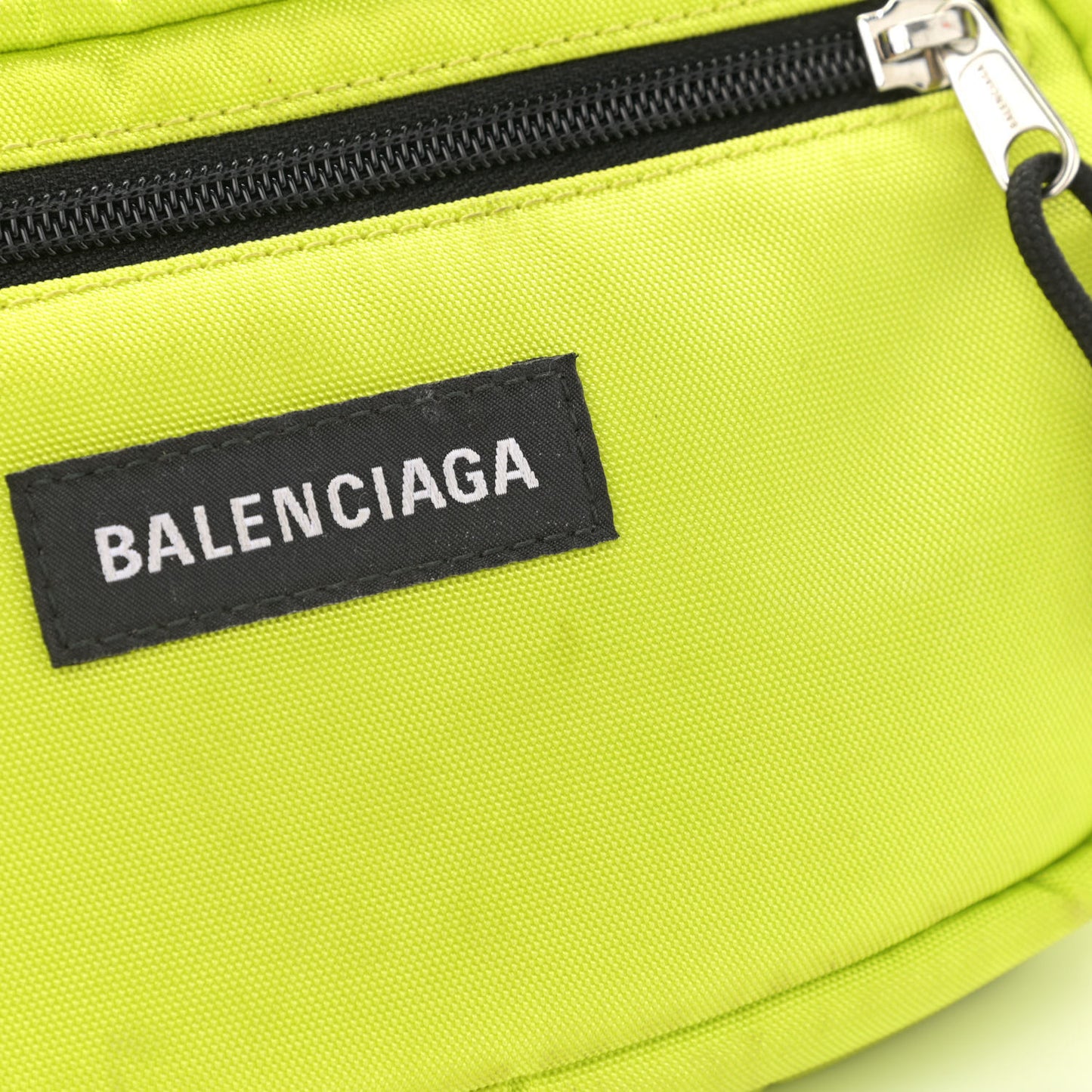 Nylon Canvas Explorer Belt Bag Acid Green
