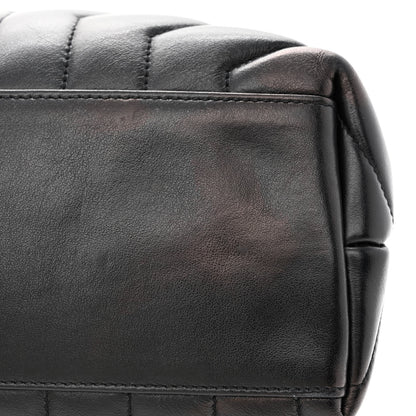 Saint Laurent Calfskin Y Quilted Monogram Medium Loulou Chain Satchel Black 11 of 11