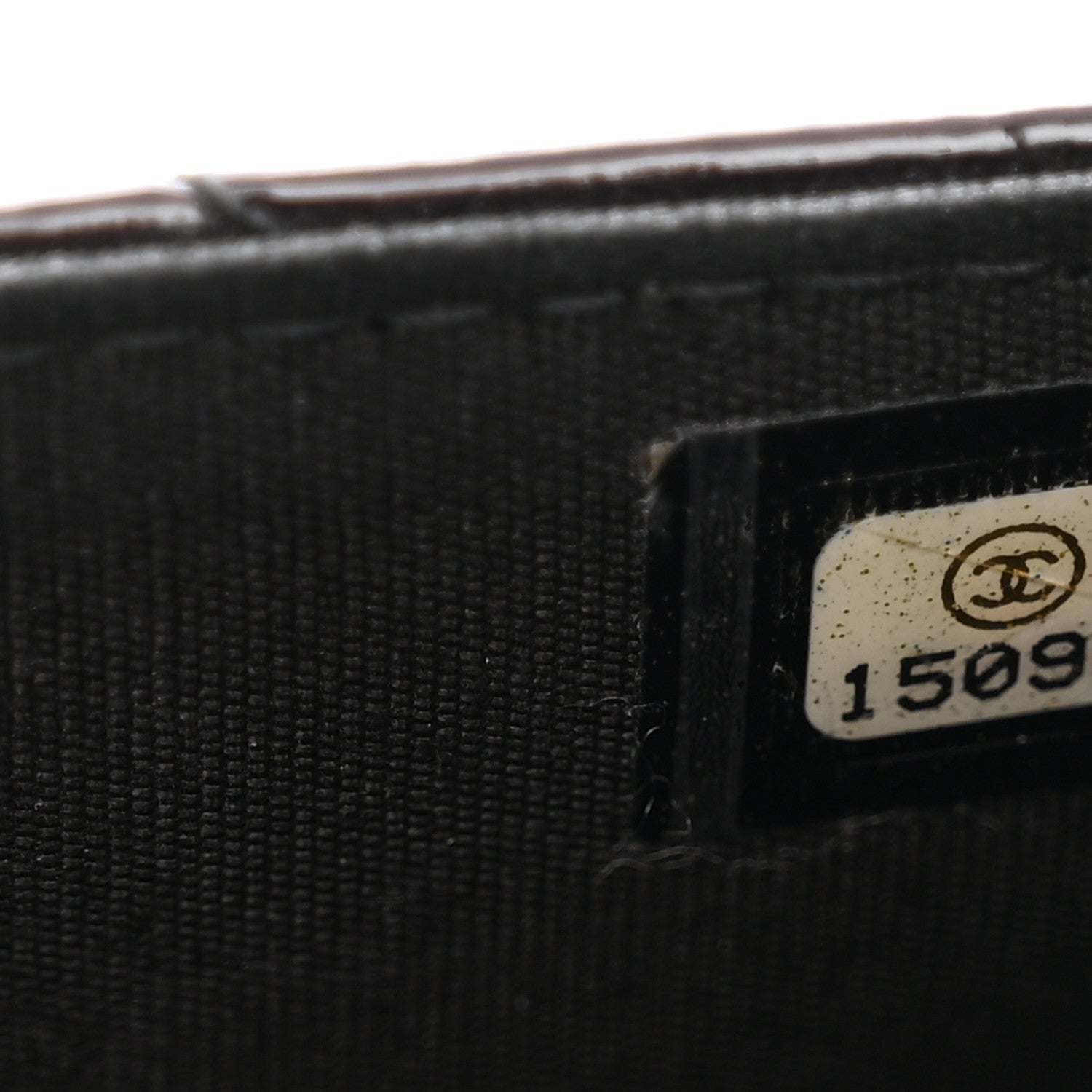 Chanel Patent Quilted Brilliant Wallet On Chain WOC Black 9 of 12