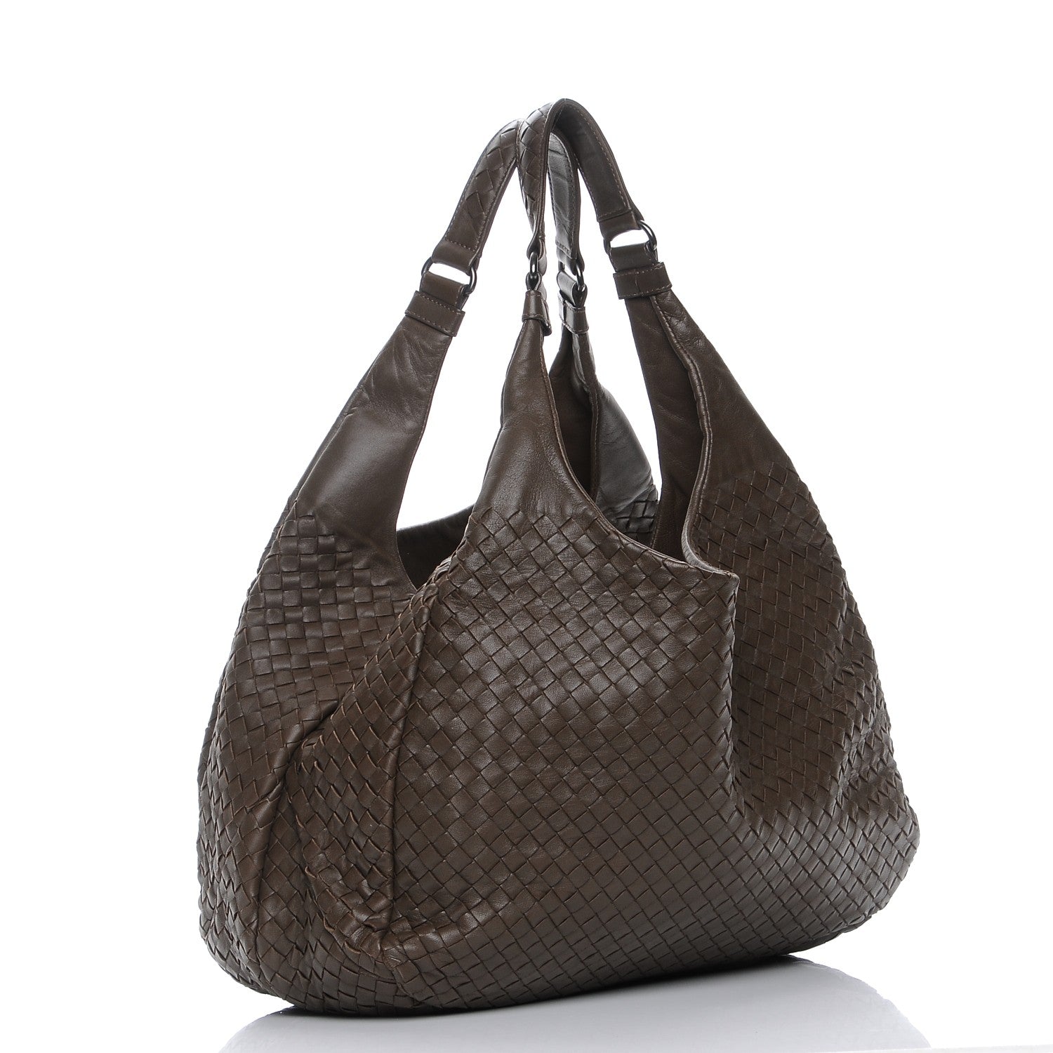 Bottega Veneta Nappa Intrecciato Large Campana Ash Scuro 3 of 8
