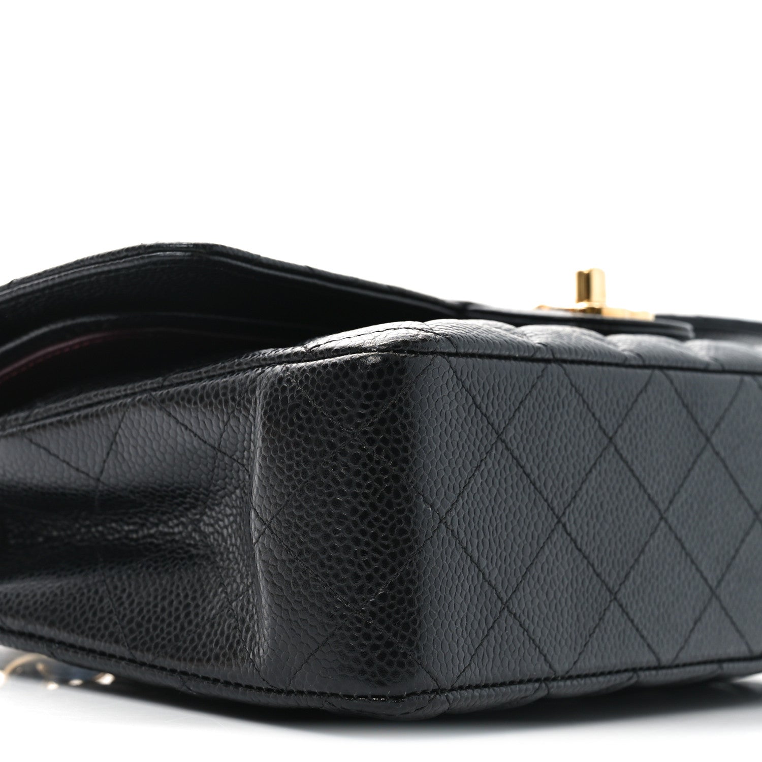 Chanel Caviar Quilted Medium Double Flap Black 9 of 11