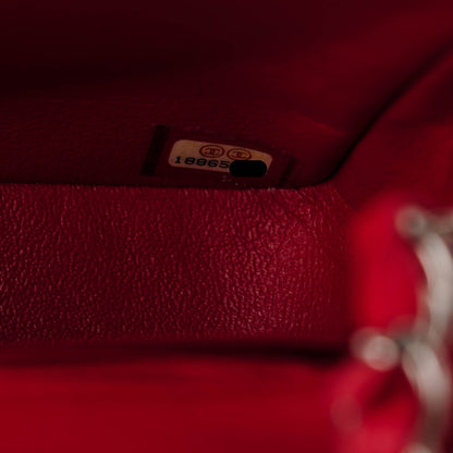 Chanel Caviar Quilted Mini Square Flap Red 8 of 8